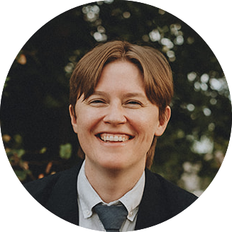 A headshot of Caley Burton, technical writing manager and documentation expert